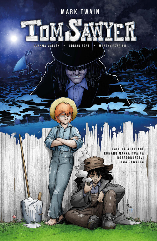 Obálka knihy Tři muži ve člunu – komiks
