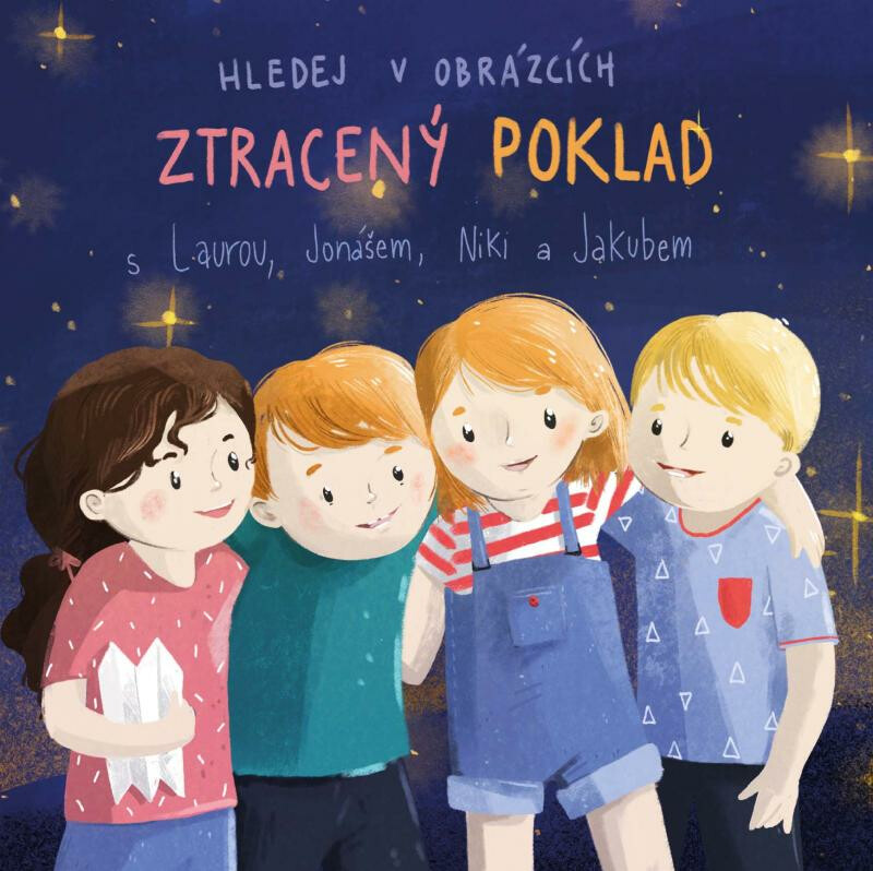 Obálka knihy Hledej v obrázcích: Ztracený poklad s Laurou, Jonášem, Niki a Jakubem