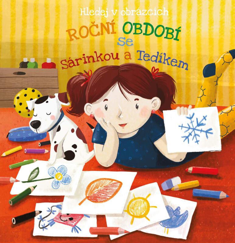 Obálka knihy Hledej v obrázcích: Roční období se Sárinkou a Tedíkem