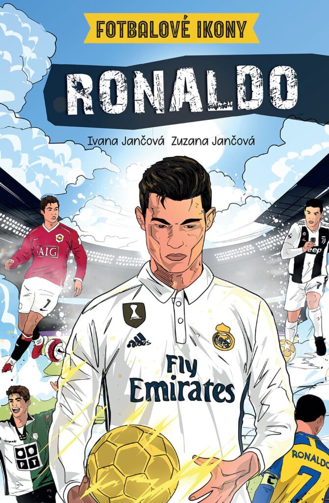 Obálka knihy Ronaldo. Fotbalové ikony