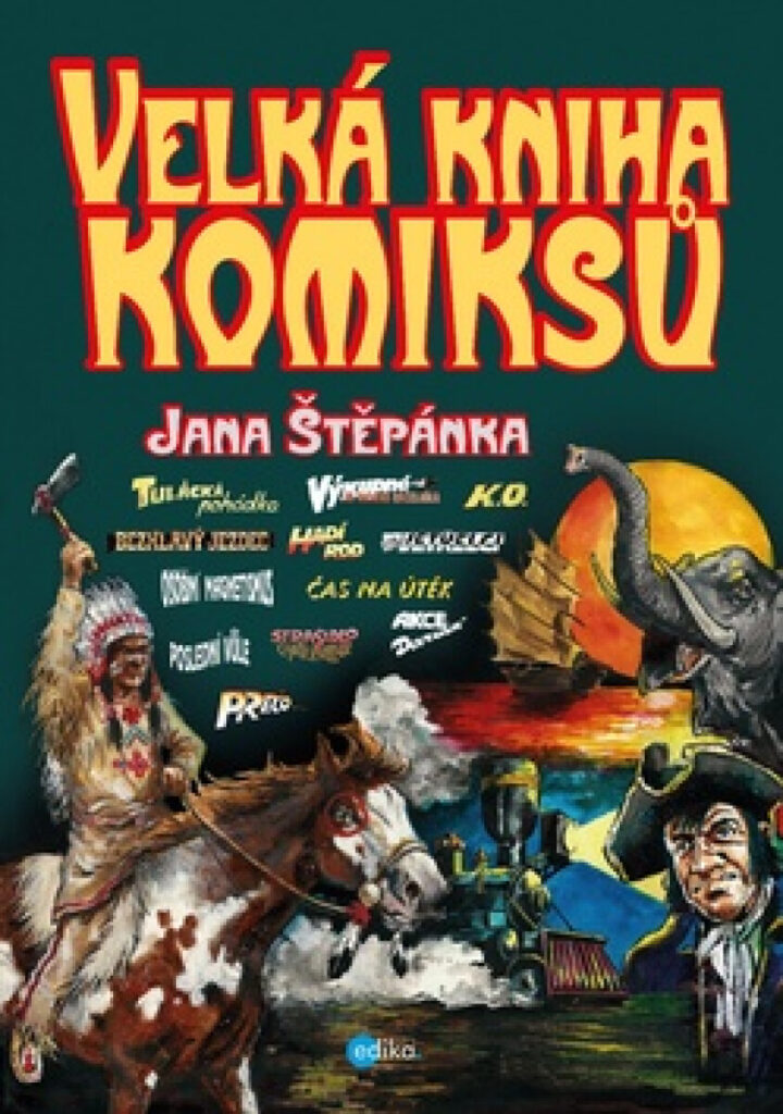 Obálka knihy Velká kniha komiksů Jana Štěpánka
